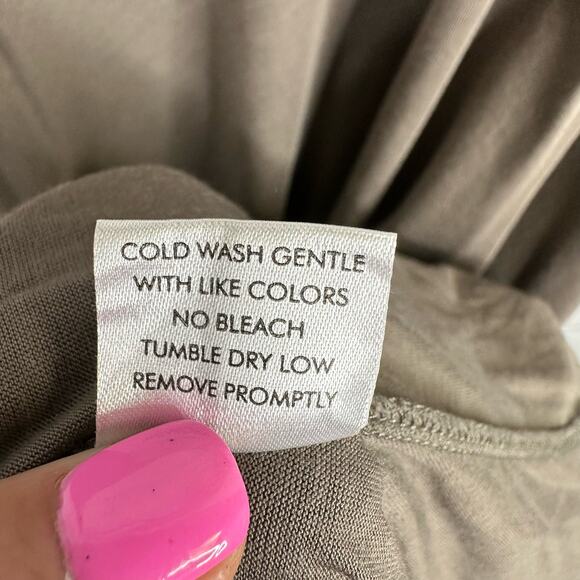 Indigenous Womens size Large Organic Cotton Strappy Layered Maxi Dress Stretchy - Picture 11 of 11